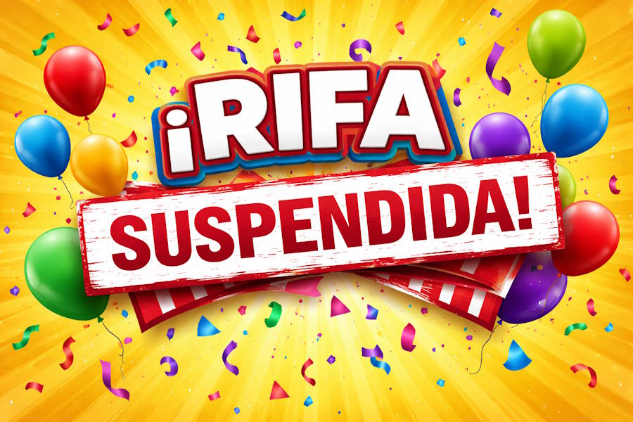rifa suspendida